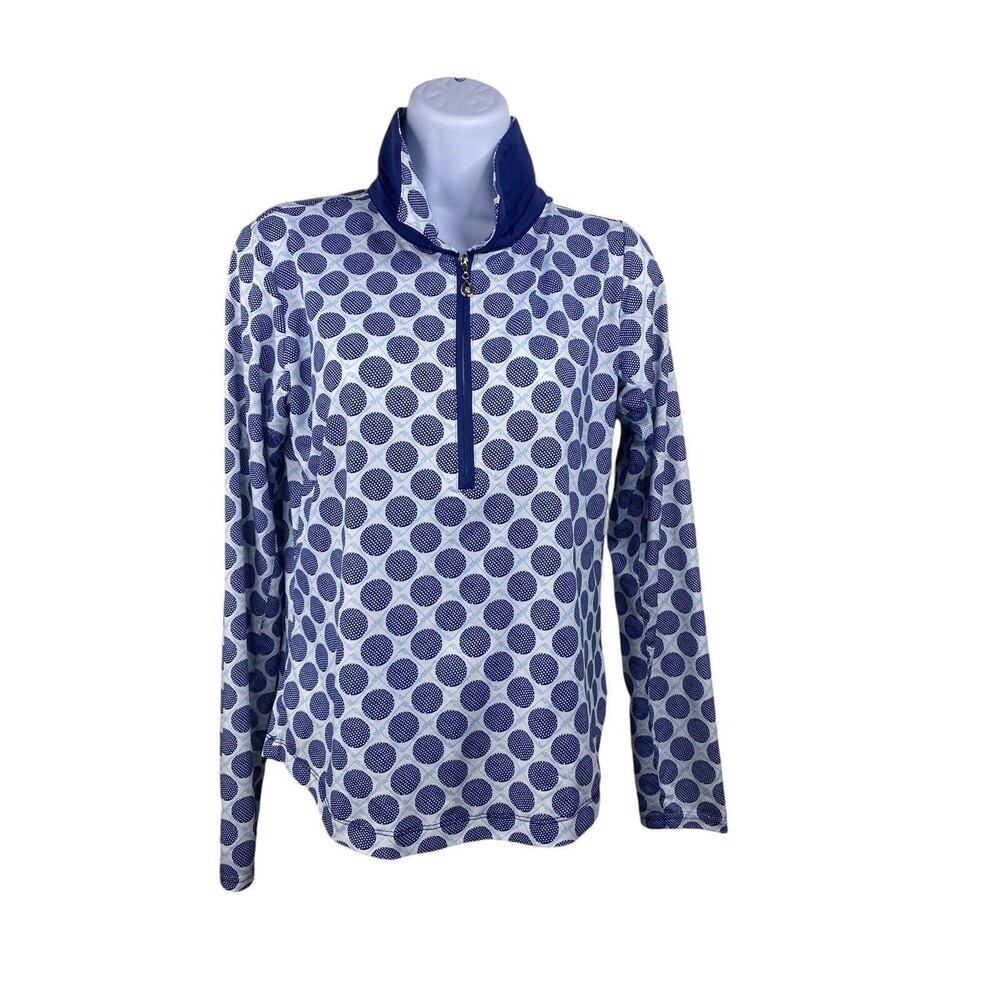 San Soleil Womens Small Long Sleeve Vented Polyester  UV50 +